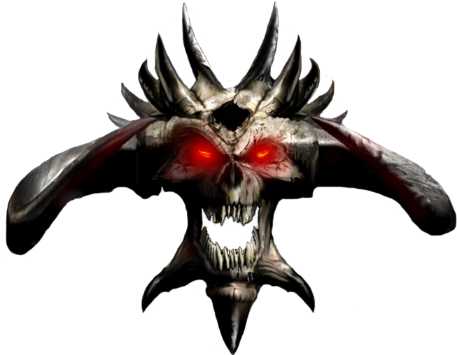 Egod Is Streaming [the Curse Of Tristram] The Upcoming - Diablo Skull Png (675x525), Png Download