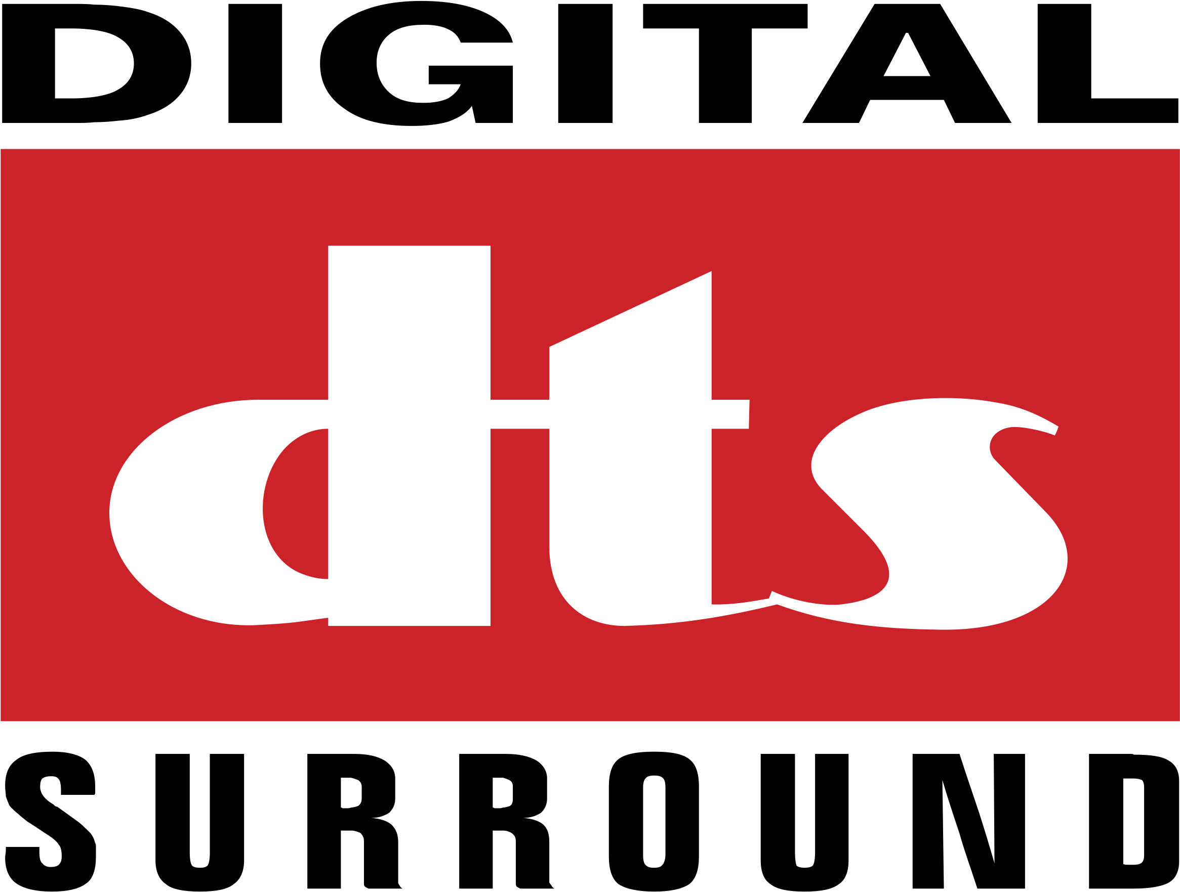 Digital Dts Surround Logo Png Transparent - Digital Dts Surround Logo (2400x2400), Png Download