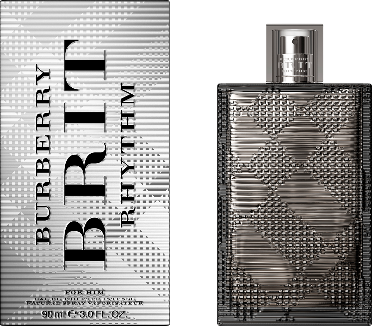 Burberry - Burberry Brit Rhythm Intense 90 Ml - Eau De Toilette (1428x1250), Png Download