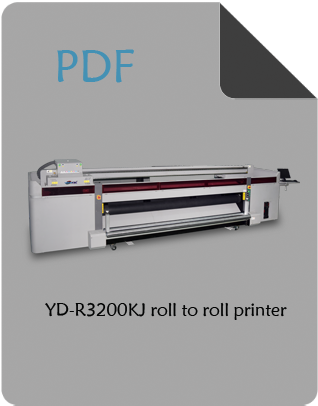 Yd-r3200kj Pdf - Flatbed Digital Printer (339x430), Png Download