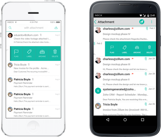 Interacting With Your Emails On Inbox Insight Is A - Alcatel Onetouch Idol 3 (5.5) (578x487), Png Download