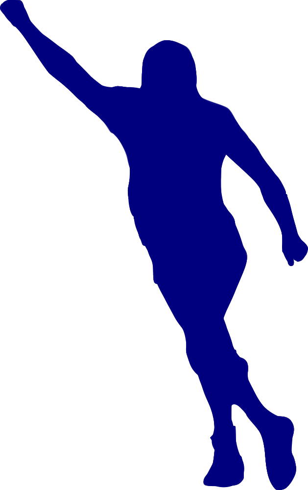 Silhouette Handball - Handball (629x1000), Png Download