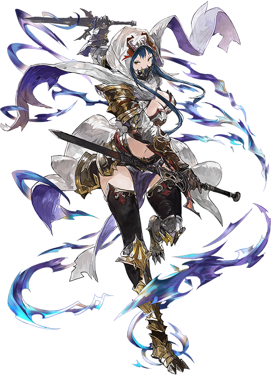 La Niebla Se Asentaba Sobre El Pueblo, Atravesaba Las - Valiant Force Shizu Assassin (542x745), Png Download