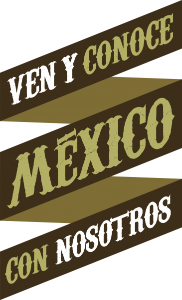 Viaja Y Conoce México Con Nosotros - Signage (365x600), Png Download