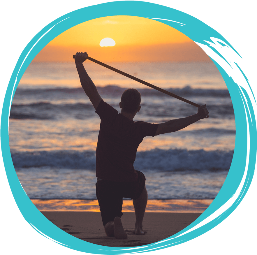 Richard Kerrigan Recovery Stretch - Silhouette (925x900), Png Download