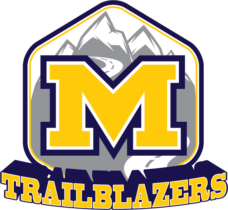 Meridian Elementary Trailblazers Logo (750x692), Png Download