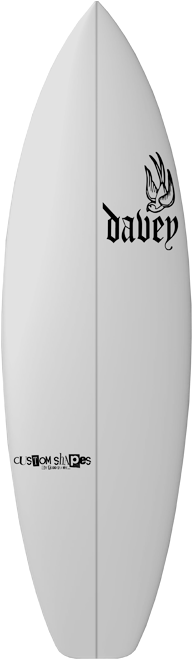 The Stumpy - White Surfboard Transparent Background (416x685), Png Download