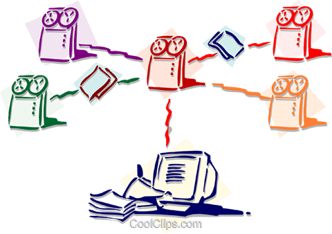 Computer Networking Royalty Free Vector Clip Art Illustration - Ex Post Facto Research Design Slideshare (480x338), Png Download