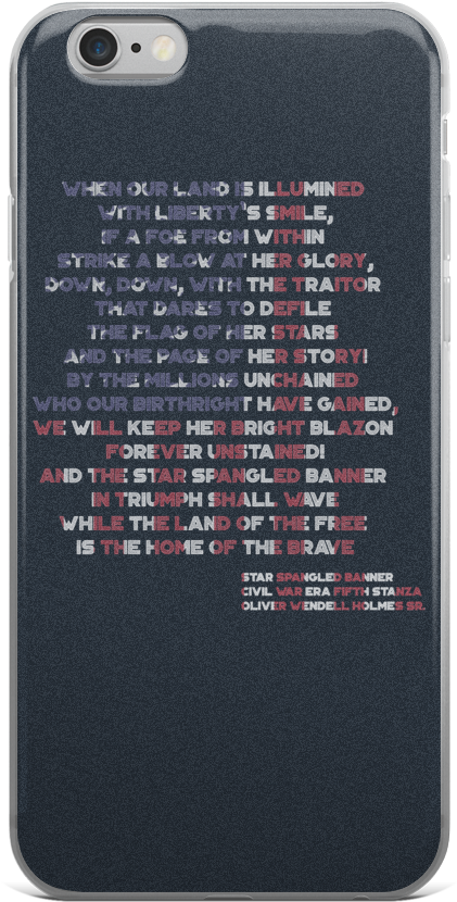 Star Spangled Banner - Iphone (1000x1000), Png Download