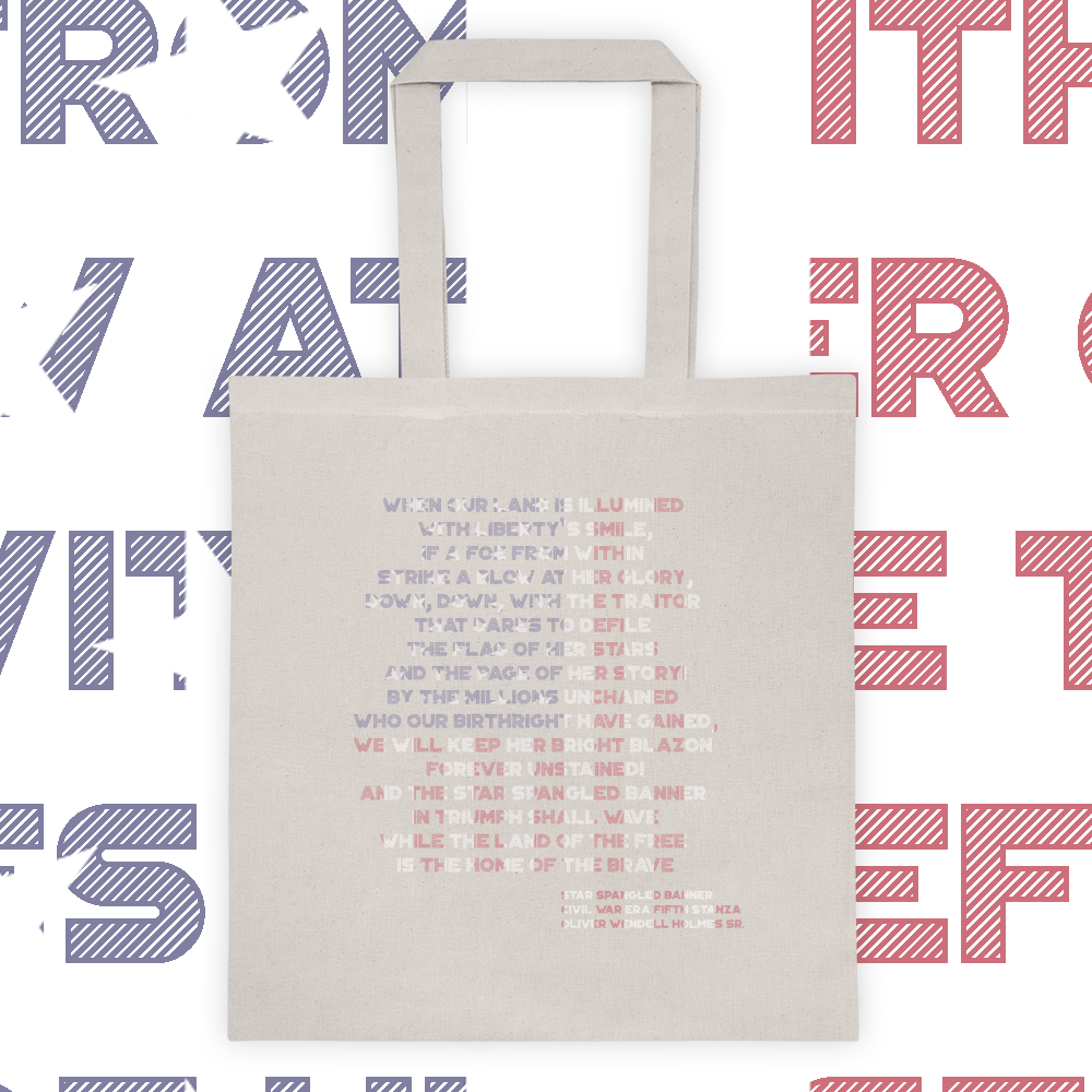 Star Spangled Banner - Tote Bag (1000x1000), Png Download