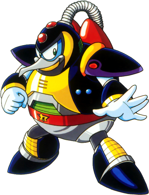 Chill Penguin - Chill Penguin Mega Man X (750x950), Png Download