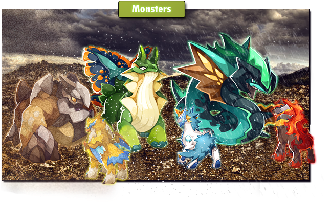 Monster Banner - Haypi Monsters The Lost Tower Monster List (700x450), Png Download