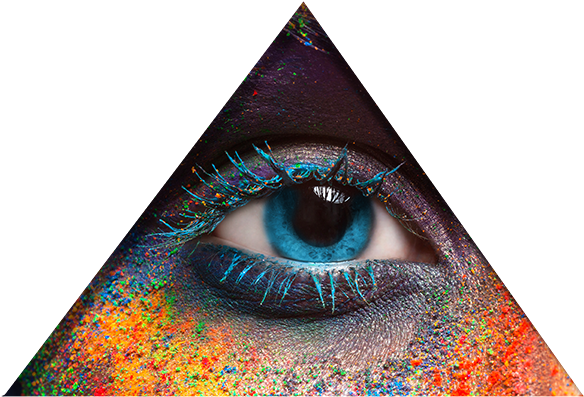1 1 Eye Triangle - Eye Liner (750x500), Png Download