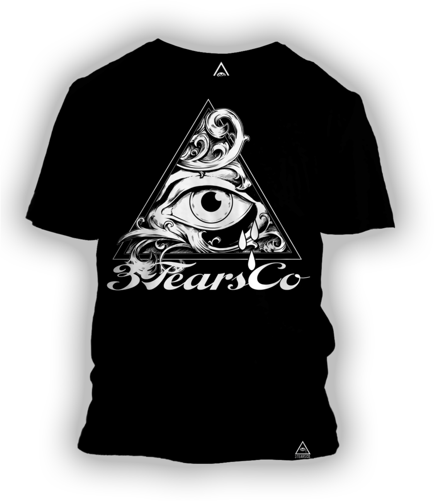 Triangle 3rd Eye Tee - Top (876x1024), Png Download