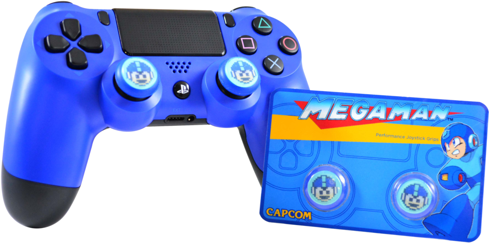 Mmjoystickgrips Lifestyle - Mega Man Xbox Controller (1000x509), Png Download