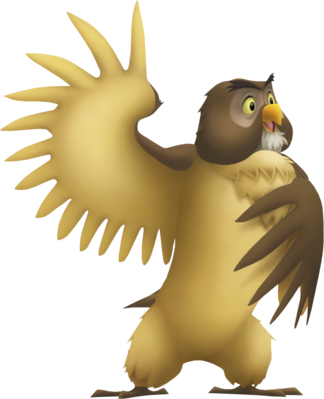 Owl - My Friends Tigger And Pooh Owl (324x399), Png Download