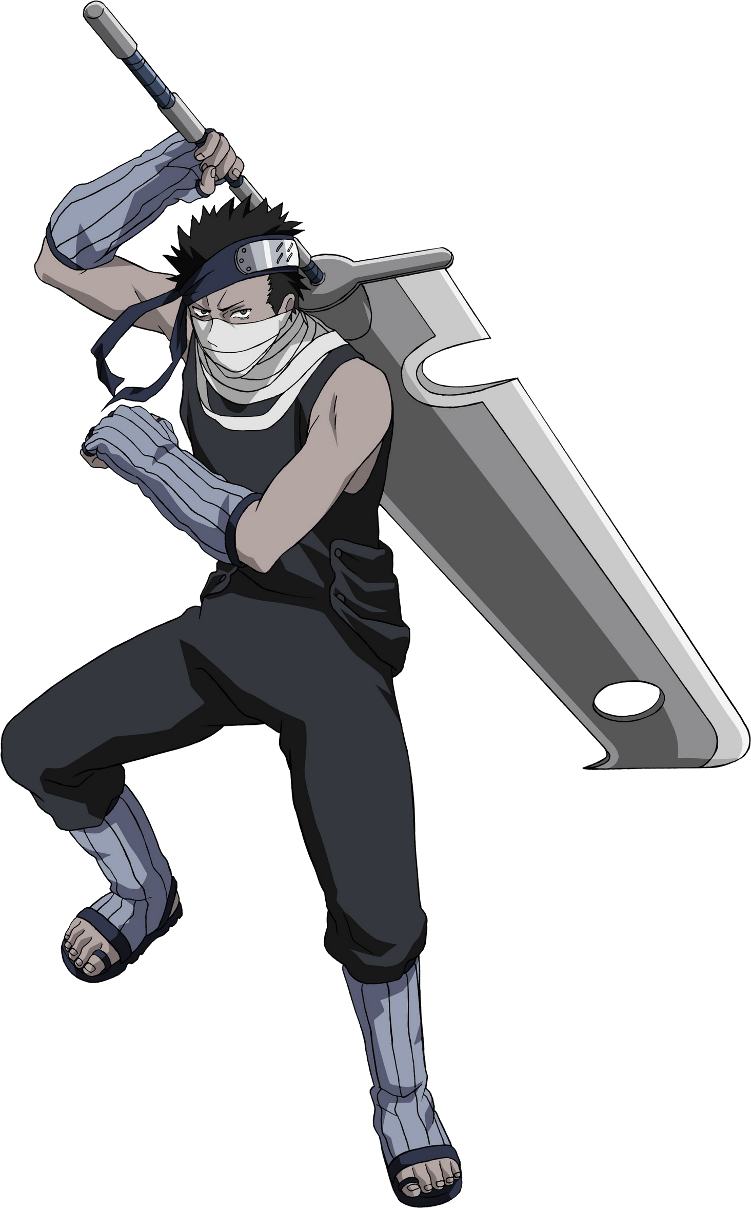 Zabuza - Zabuza Naruto (1723x2626), Png Download
