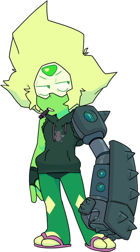 Su Art,steven - Steven Universe Peridot Flop (680x865), Png Download