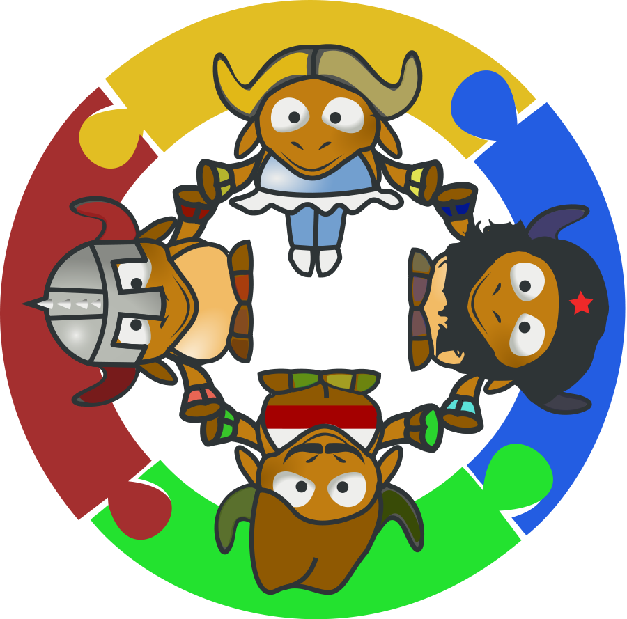 How To Set Use Gnu Circle Mkiii Icon Png - Baby Gnu (900x889), Png Download