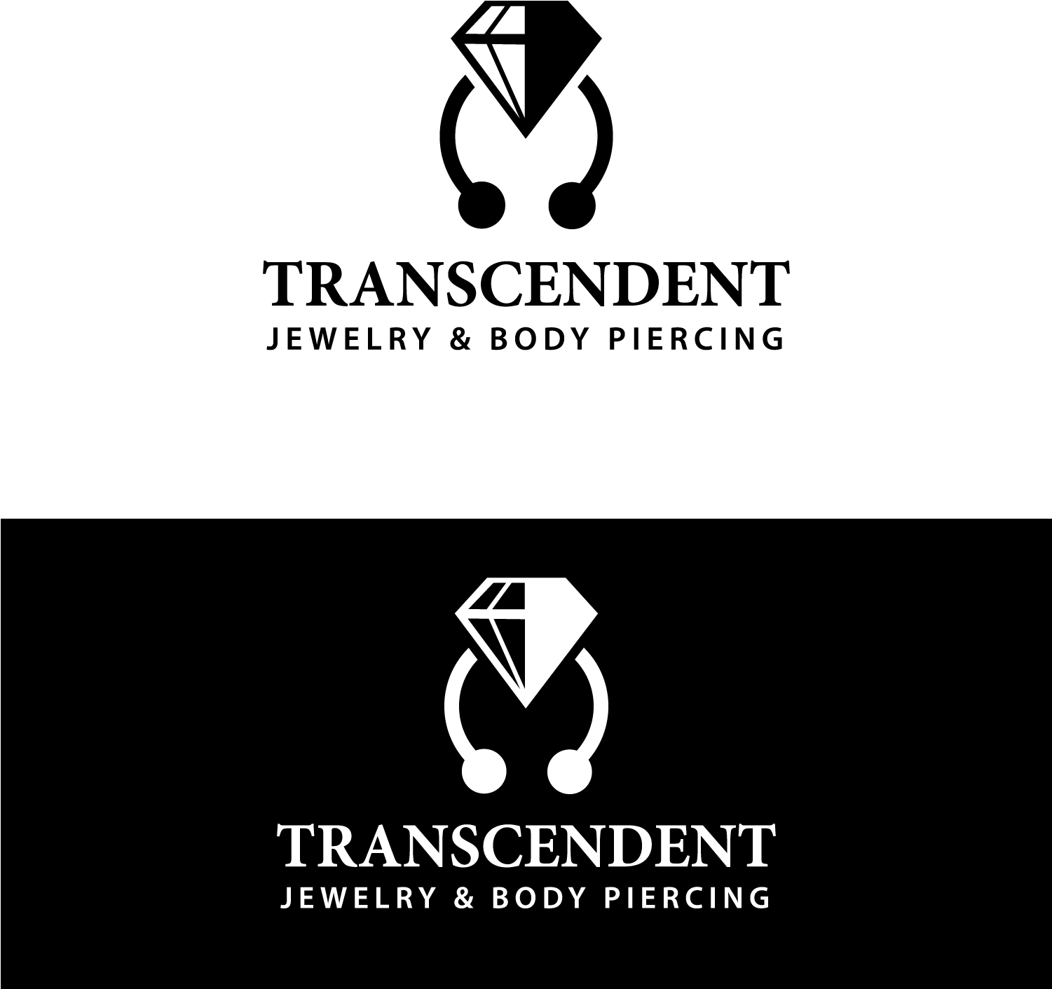 Elegant, Feminine, Piercing Logo Design For A Company - Logo Design Piercing (1500x1500), Png Download