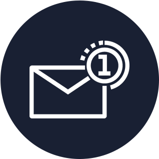 Email Booking Icon - Emblem (500x320), Png Download