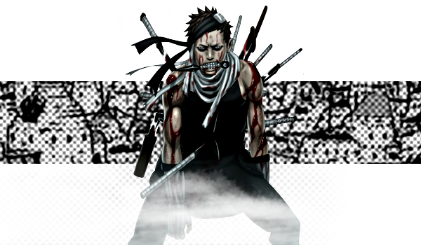 I Has A Few More, Just Waiting To Bust Them Out In - Zabuza Render (600x350), Png Download