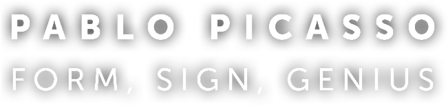 Pablo Picasso Traveling Exhibition Art History Cultural - Exhibits Development Group, Llc (650x210), Png Download