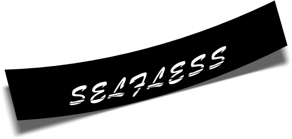 Selfless Banner Black - Banner (1000x1000), Png Download