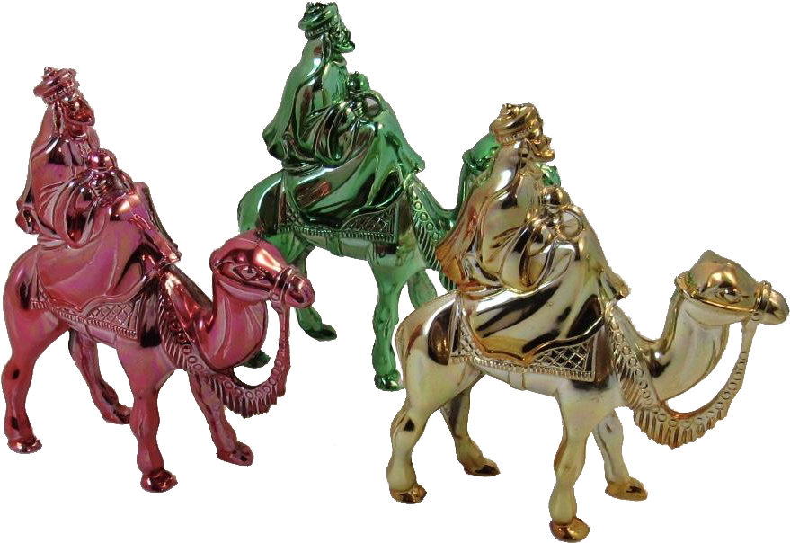 Bradford Three Kings 3 Wise Men Hard Plastic Christmas - Christmas Day (878x878), Png Download