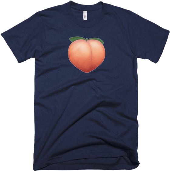 Peach Emoji T Shirts Swish Embassy - Harry Potter Class Of 2017 Shirts (600x600), Png Download