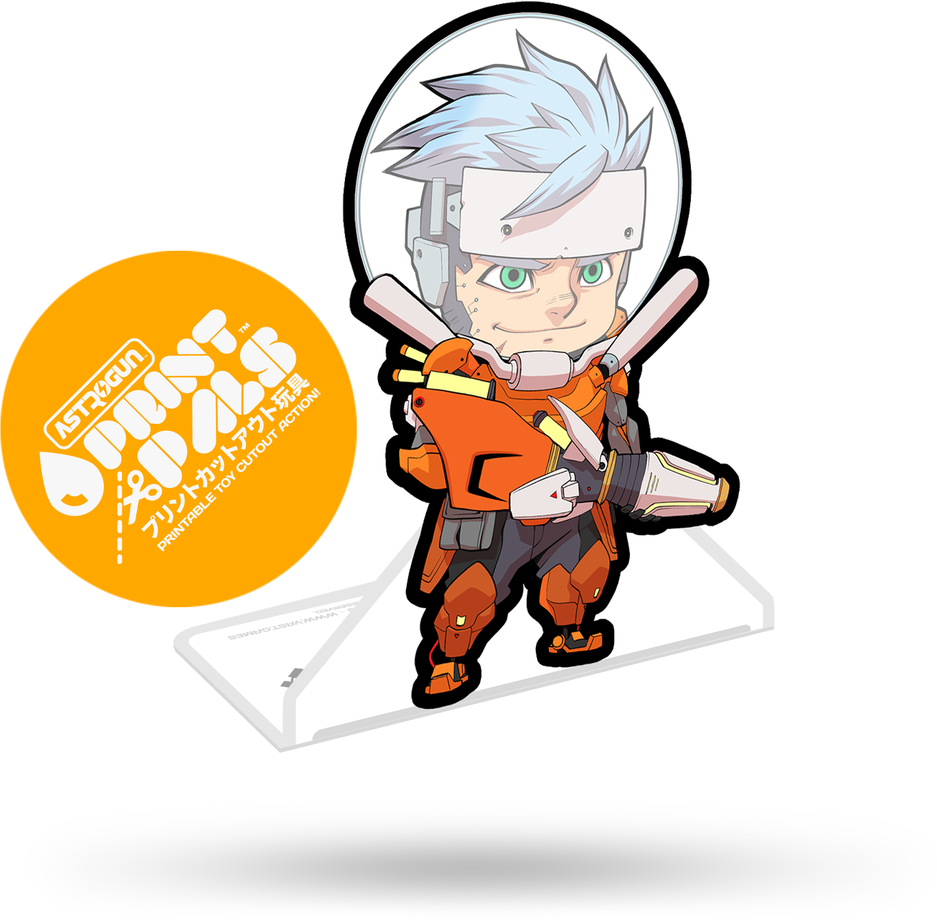Printpals™ Enzo - Made Example - Astrogun (2000x2000), Png Download