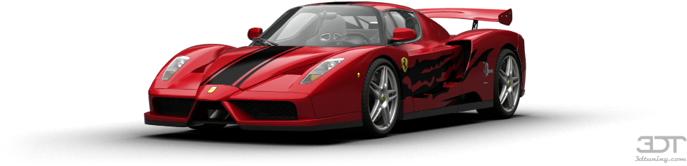 Ferrari Enzo Coupe 2002 Tuning - 3d Tuning (1004x373), Png Download