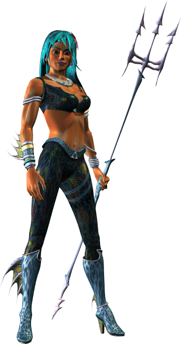 A Backup Copy Of A Game Sprite Who Met Enzo In An Undersea - Andraia From Reboot (367x696), Png Download