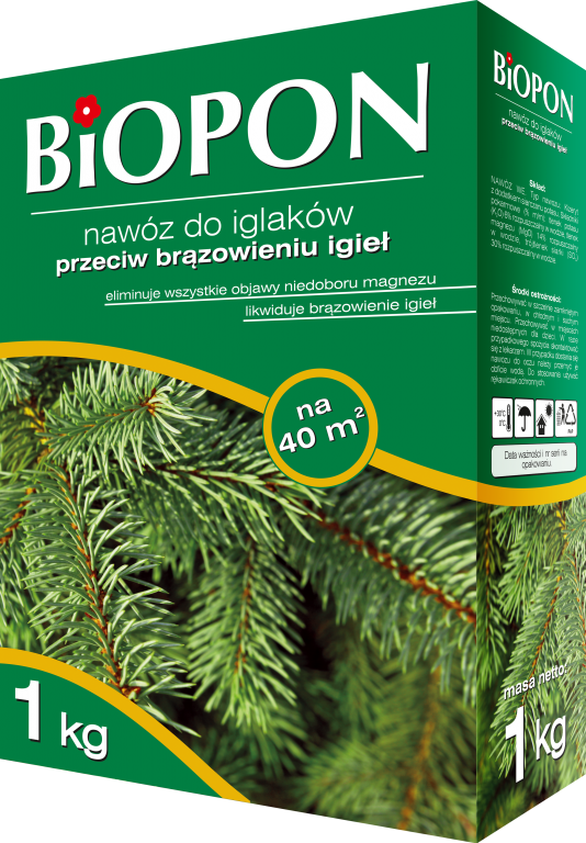 Biopon Conifer Fertilizer With Needle Browning Control - Biopon Для Хвойных Растений (534x768), Png Download