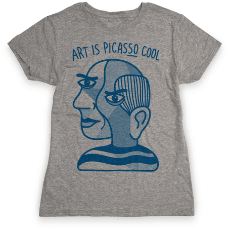 Art Is Picasso Cool Womens T-shirt - Cool Mug (484x484), Png Download