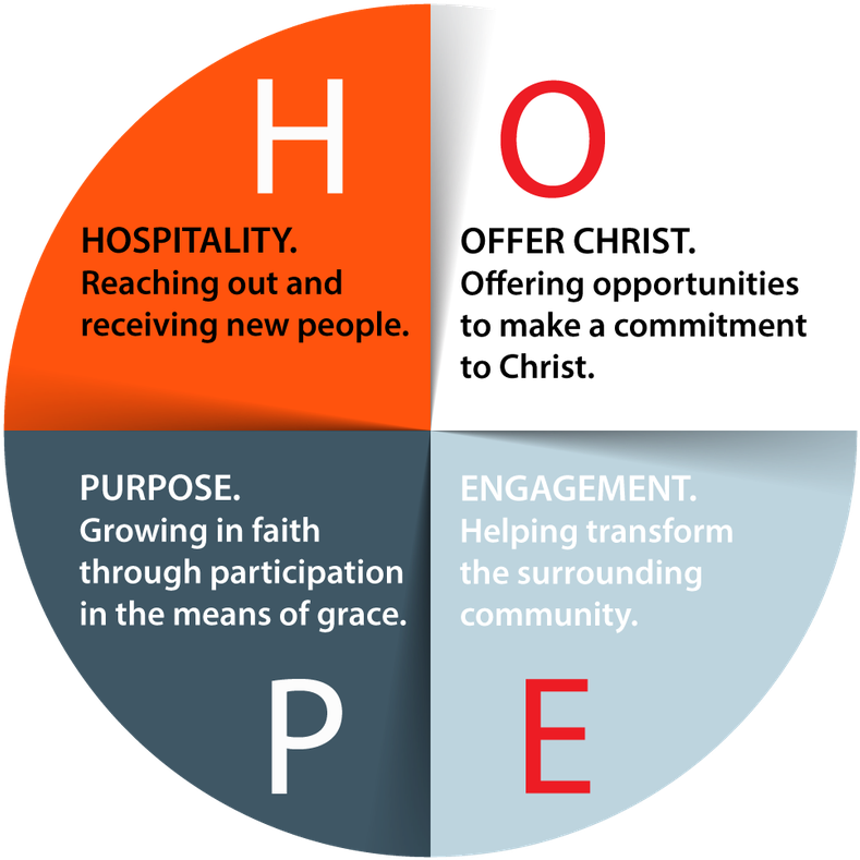 Project Hope Chart - Church Discipleship Process (980x980), Png Download