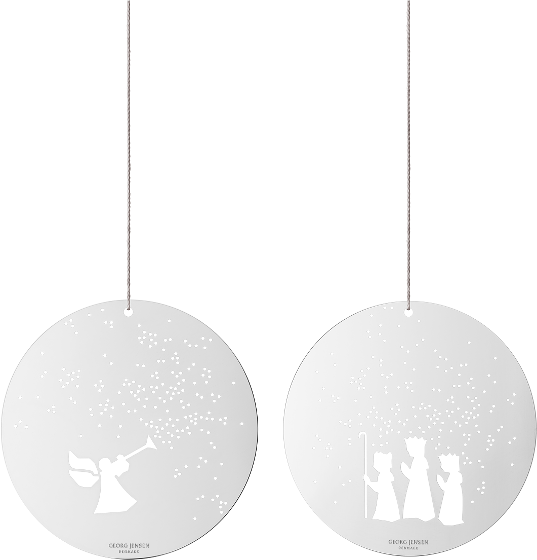 December Tales Ornaments, Angel And The 3 Wise Men, - Georg Jensen December Tales (1200x1200), Png Download