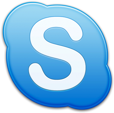Blue Logo Skype Free Png Png Images - Skype Email Logo (400x400), Png Download