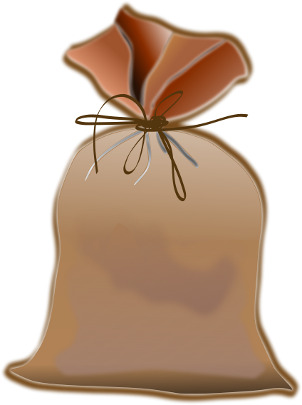 Sack Bag Png Images 456 X - Sack Clipart Png (456x600), Png Download