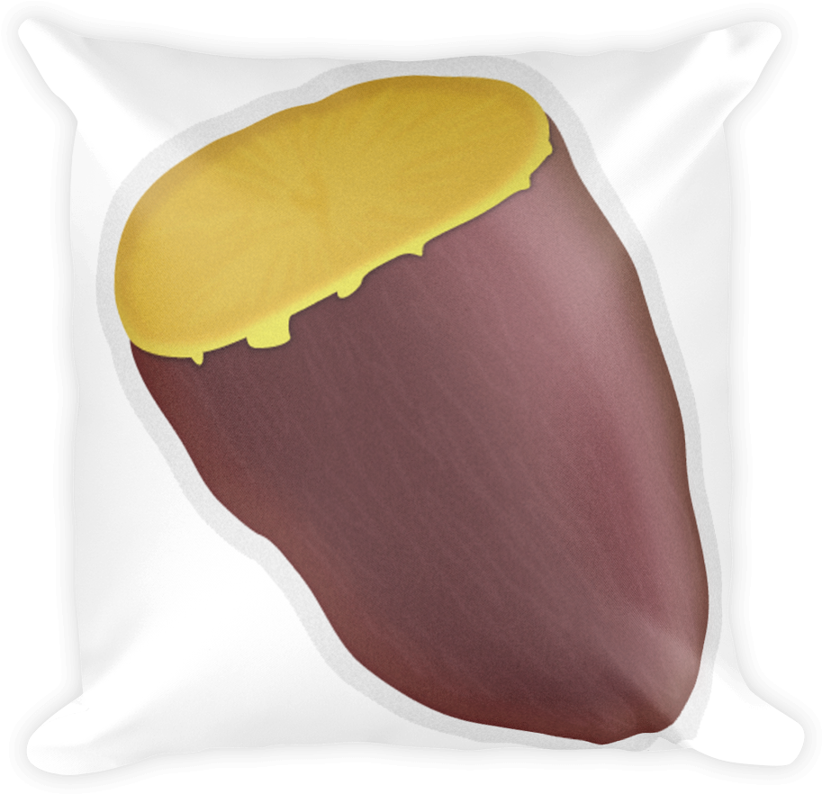 Roasted Sweet Potato - Cushion (1000x1000), Png Download