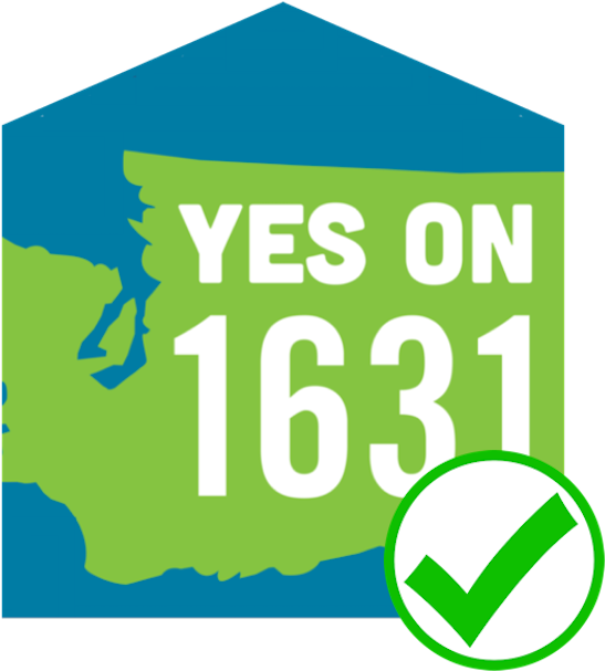 Yes1631btu-checkmark - Vote Yes On 1631 (600x630), Png Download