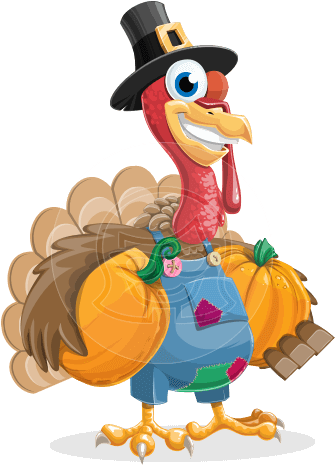 Turkey Mcfarm Mr - Thanksgiving (457x464), Png Download