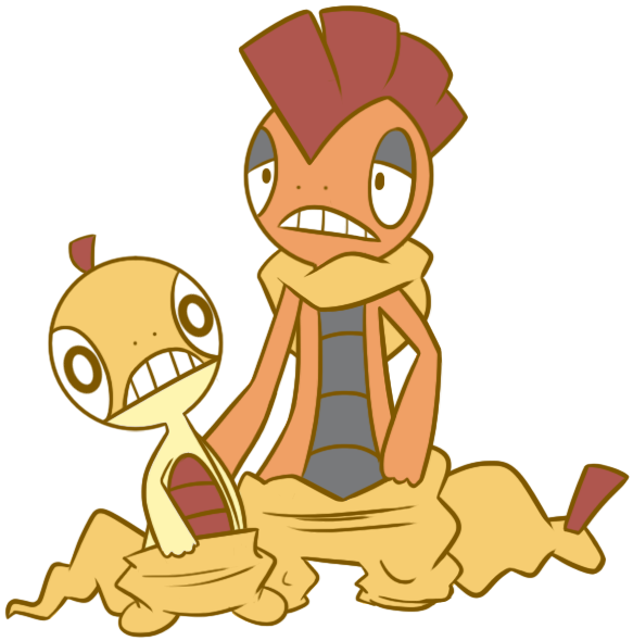 Scraggy & Scrafty - Scraggy And Scrafty (650x700), Png Download