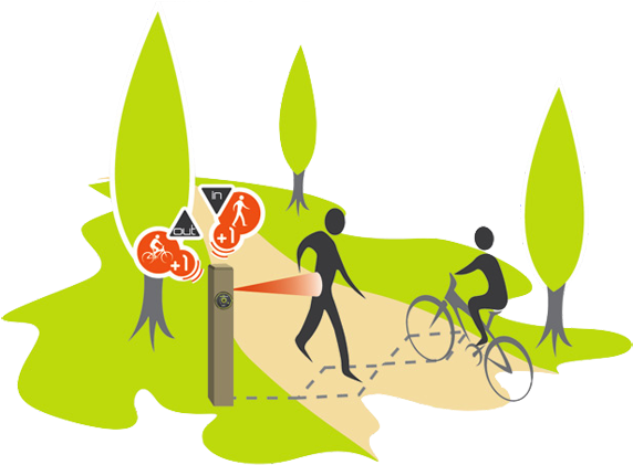 Leicester City Council Has Installed Pedestrian And - Cost (600x428), Png Download