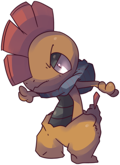 Scrafty (500x685), Png Download