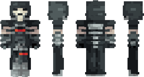 Minecraft Skin Scrafty - Black Panther Skins For Minecraft (600x348), Png Download