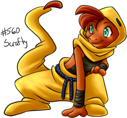 Pokemon - Scrafty - Pokémon (500x500), Png Download