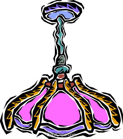 Chandelier Royalty Free Vector Clip Art Illustration - Chandelier (426x480), Png Download