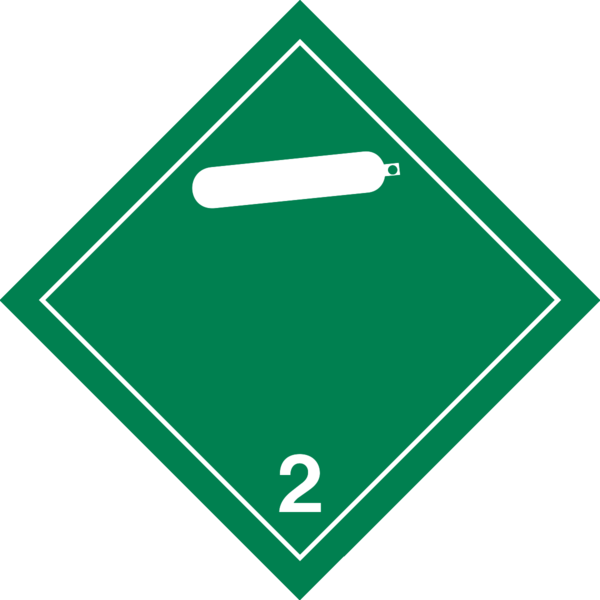 Non Flammable Gases - Gefahrstoffklasse 2 (480x480), Png Download