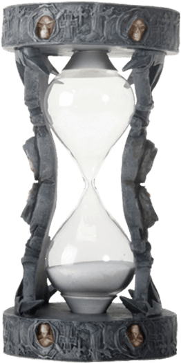 Soul Reaper Sand Timer - Hourglass Made Of Stone (555x555), Png Download